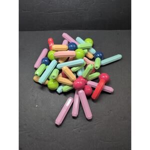 Magnetic Building Blocks for Kids Ages 4-8, STEM Construction Toys 54 Pieces